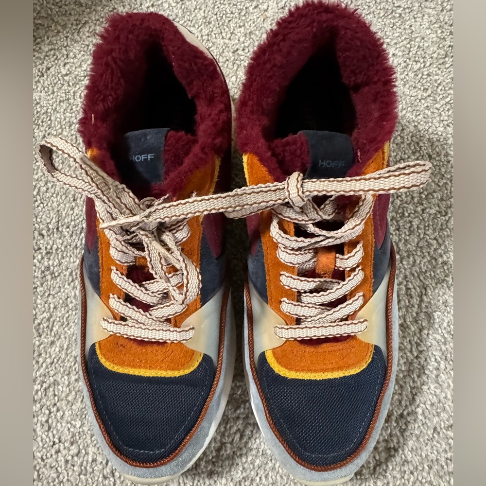 Women’s Fur-lined Multicolor Sneakers
